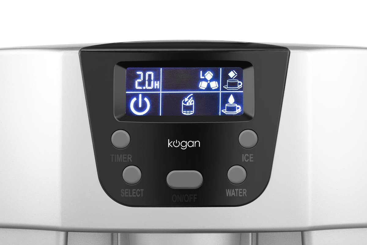 Buy Kogan 2in1 Ice Cube Maker & Water Dispenser (Stainless Steel) at