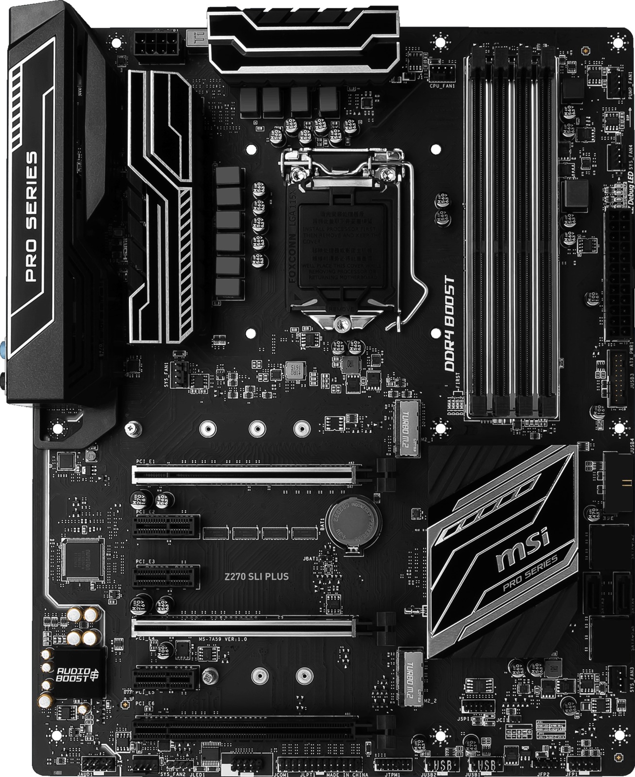 MSI Z270 SLI Plus Motherboard image