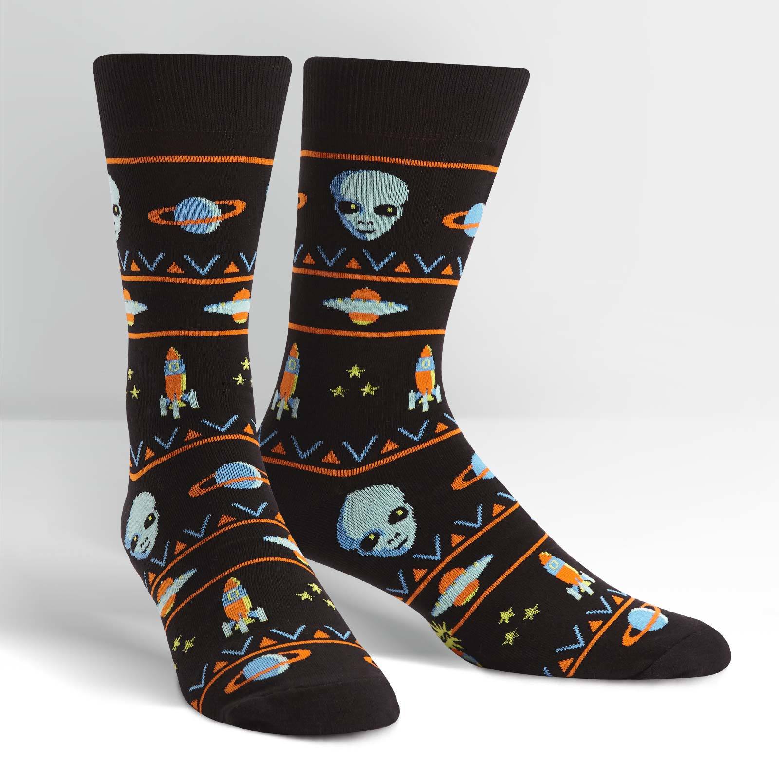 Men's - Alien Sweater Sighting Crew Socks image