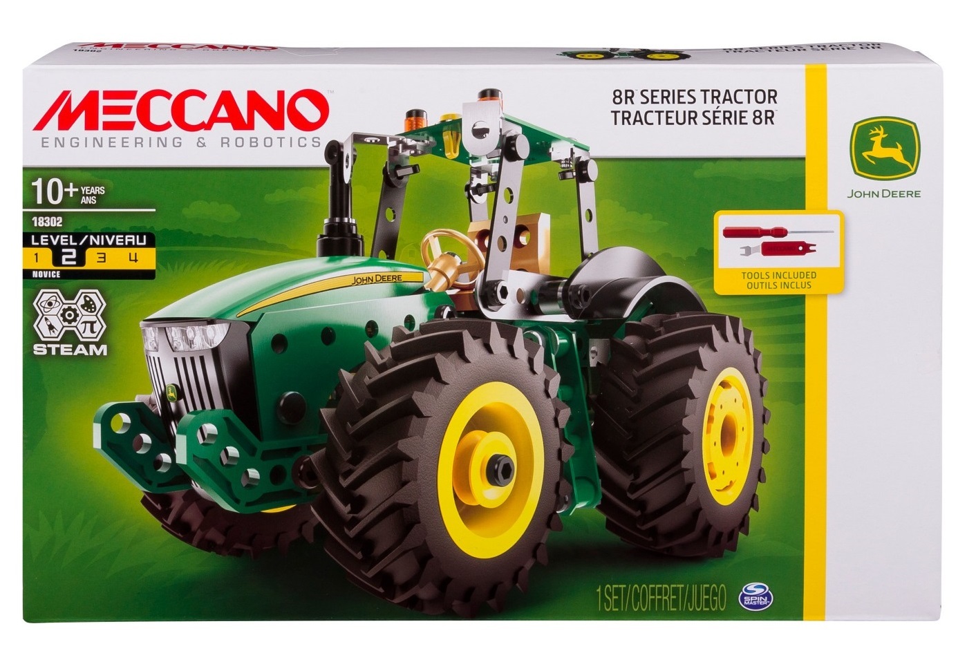 Meccano: John Deere 8R Tractor - Model Kit image