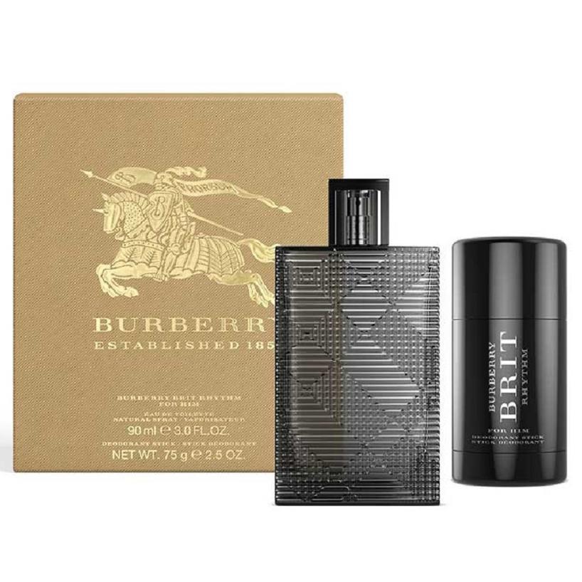 Burberry - Brit Rhythm for Men - 2 Piece Set (90ml EDT, 100ml Shower Gel)