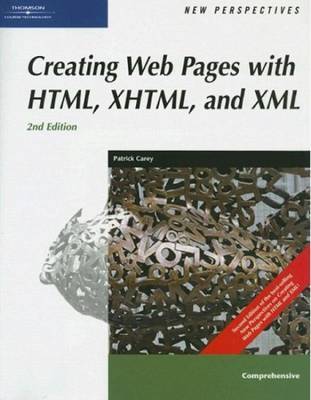 New Perspectives on Creating Web Pages with HTML, XHTML, and XML: Comprehensive by Patrick Carey image