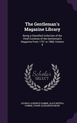 The Gentleman's Magazine Library on Hardback by George Laurence Gomme