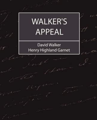 Walker's Appeal by David Walker image