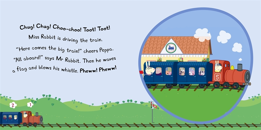 Peppa Pig: Peppa and the Big Train My First Storybook image
