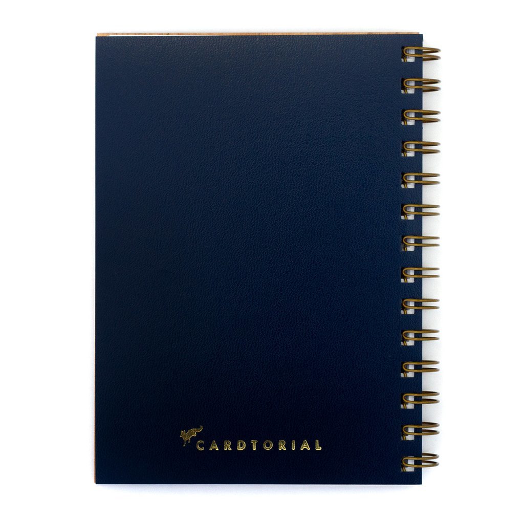 Cardtorial Wooden Journal - Banana Leaves