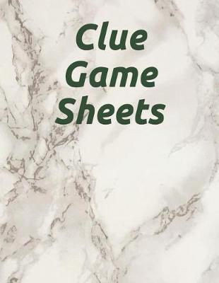 Clue Game Sheets by Parker Lee image