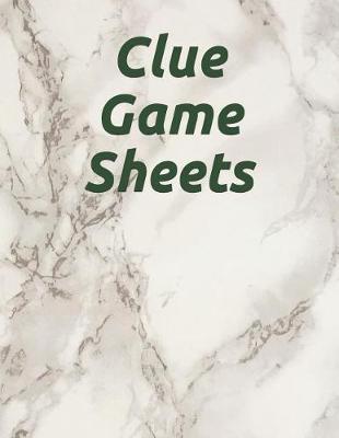 Clue Game Sheets image