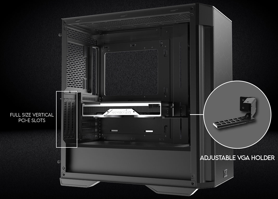 Xigmatek Vera Tempered Glass Mid Tower Case image