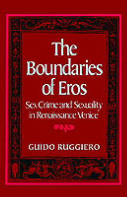 The Boundaries of Eros by Guido Ruggiero image