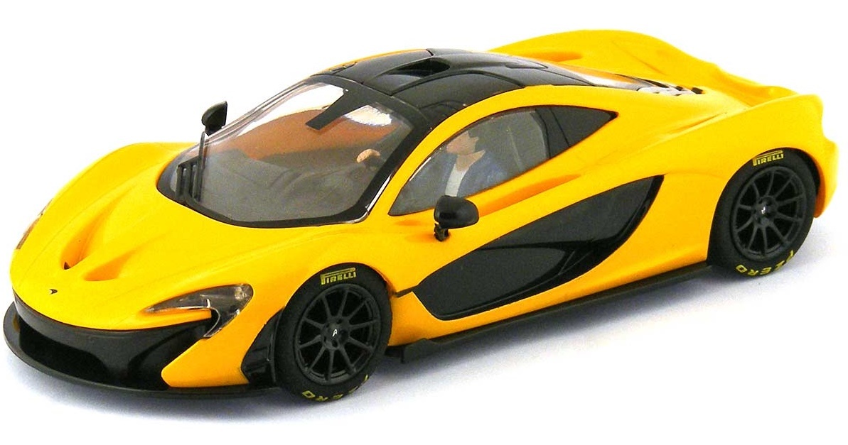 Scalextric C3877 1/32 échelle McLaren P1 voiture à sous grise en