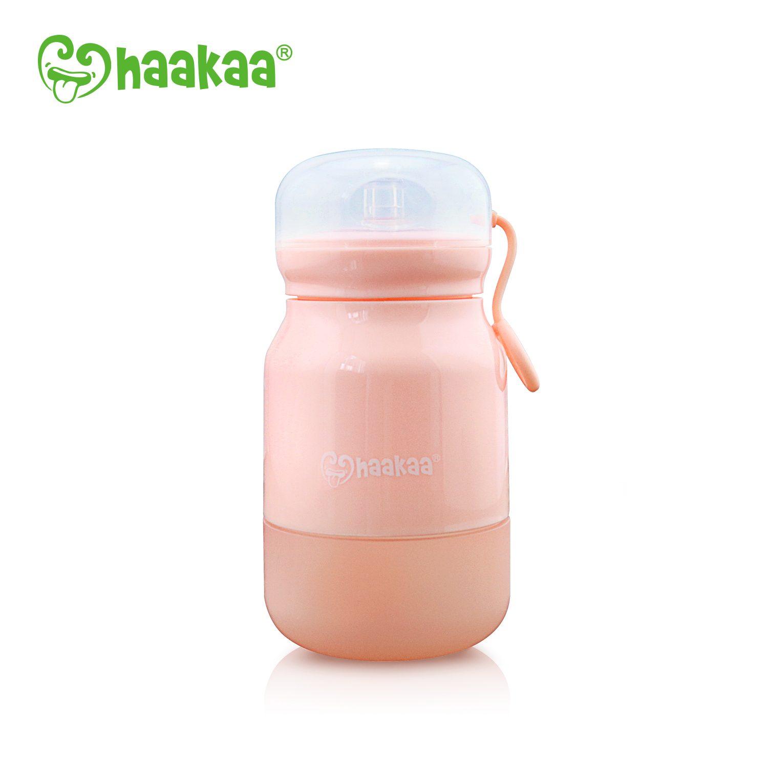 Haakaa: Silicone Sippy Bottle - Pink (350ml) image