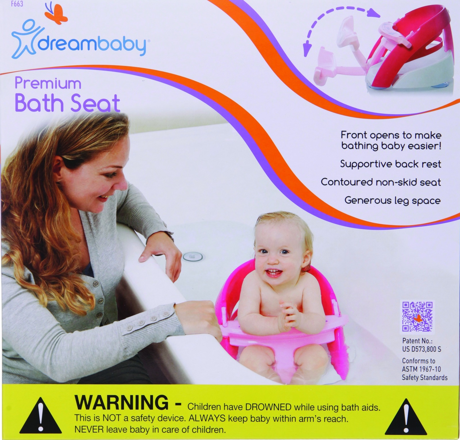 Dreambaby Deluxe Bath Seat image