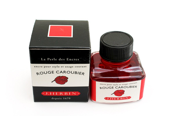 J Herbin: Fountain Pen Ink - Rouge Caroubier (30ml) image