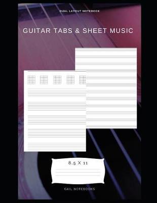 Guitar Tabs and Sheet Music by Gail Notebooks image