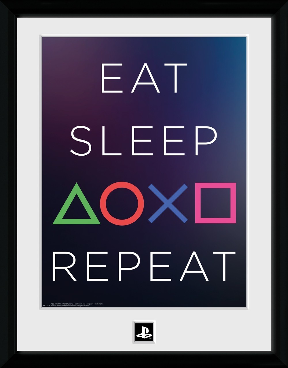 PlayStation: Eat Sleep Repeat - Collector Print (41x30.5cm) image
