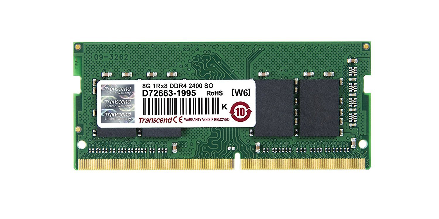 Transcend: JetRam 8GB DDR4-2400 SO-DIMM