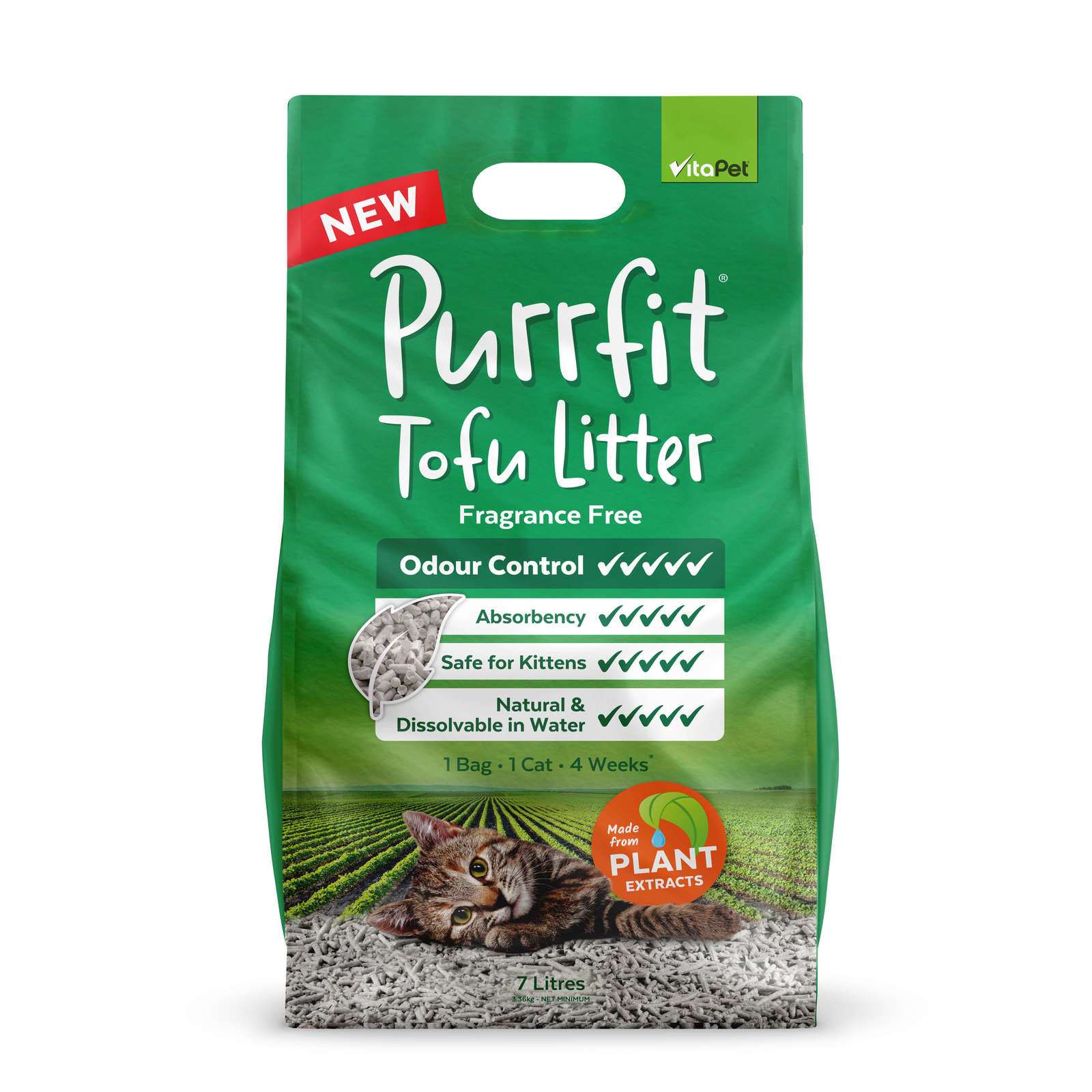 Vitapet: Natural Tofu Litter (7L) image