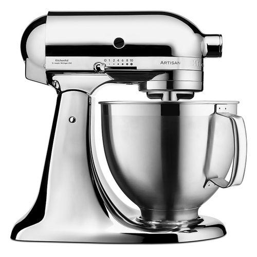 KitchenAid Artisan Stand Mixer Metallic Chrome at Mighty Ape NZ