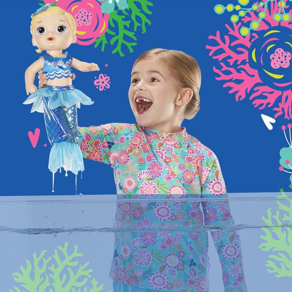 Baby Alive: Shimmer ‘n Splash - Mermaid Doll (Blond) image