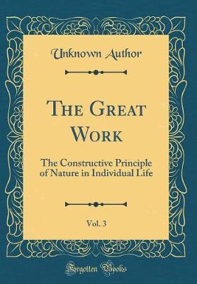 The Great Work, Vol. 3 by Unknown Author image