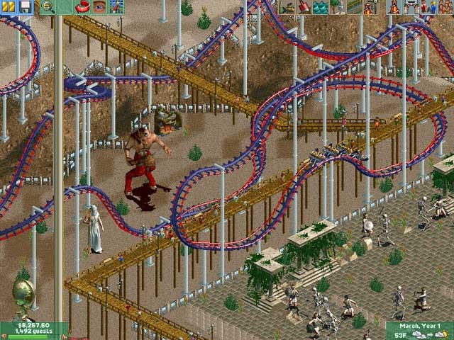 Rollercoaster Tycoon 2 Thrill Pack image