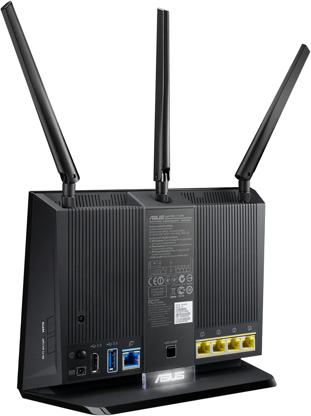 ASUS RT-AC68U AC1900 Dual Band Gigabit Wi-Fi Router image