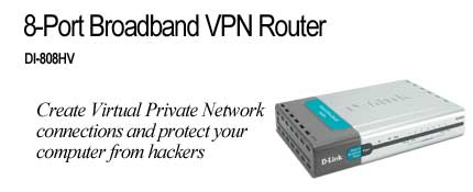 D-Link VPN Router for DSL/Cable Modems W/ 8-Port Switch image