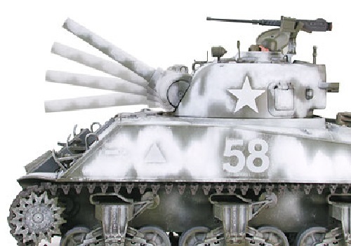 Tamiya 1/35 M4A3 Sherman 105mm Howitzer Assault Support - Model Kit image