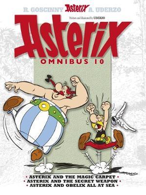 Asterix Omnibus 10: Asterix and the Magic Carpet #28, Asterix and the Secret Weapon #29, Asterix and Obelix All at Sea #30 by Albert Uderzo image