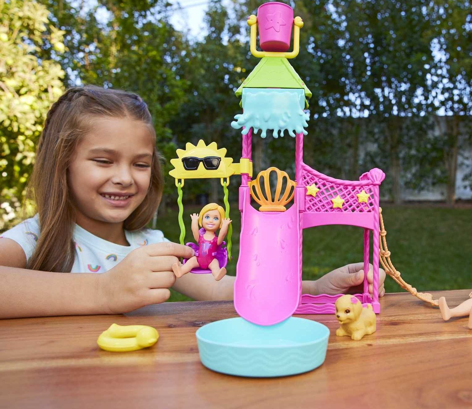 Buy Barbie Skipper Doll & Waterpark Playset at Mighty Ape NZ