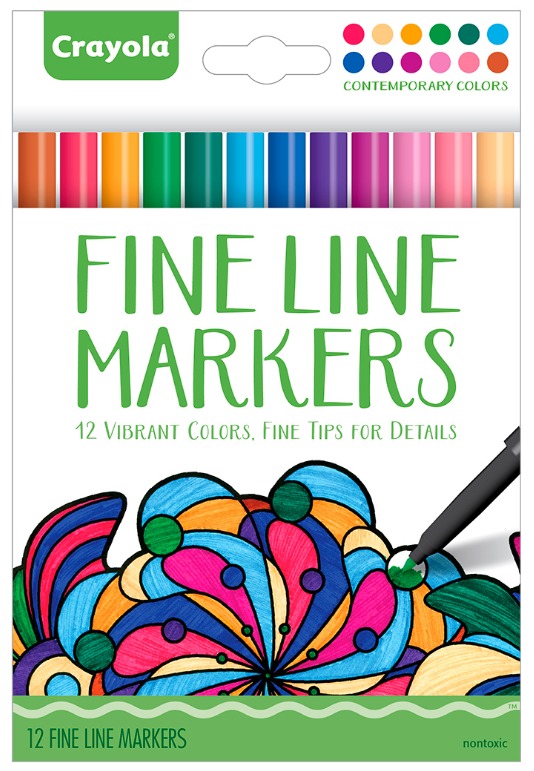 Crayola: Contemporary Fine Line Marker Set image