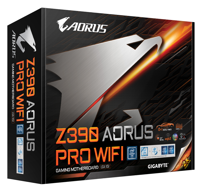 Gigabyte Z390 Aorus Pro WIFI Motherboard image