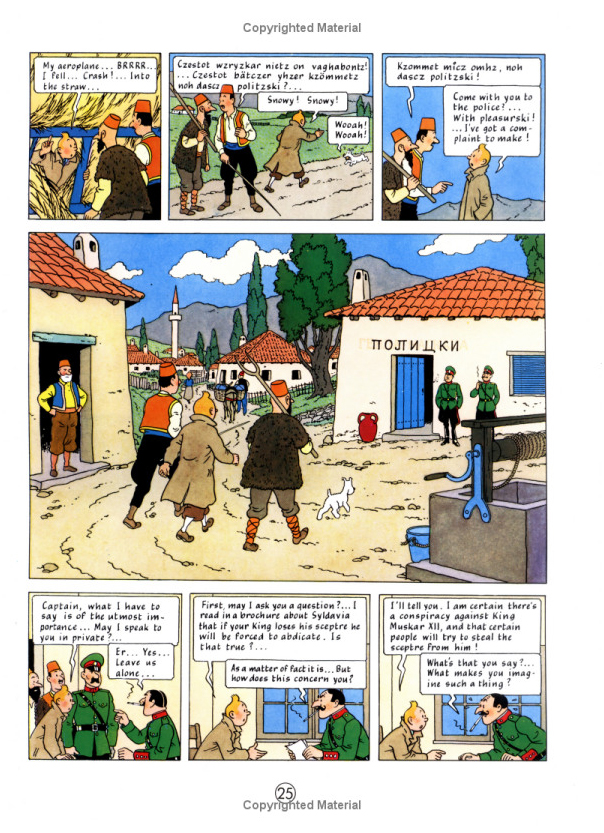 King Ottokar's Sceptre (The Adventures of Tintin #8) on Hardback by Herge