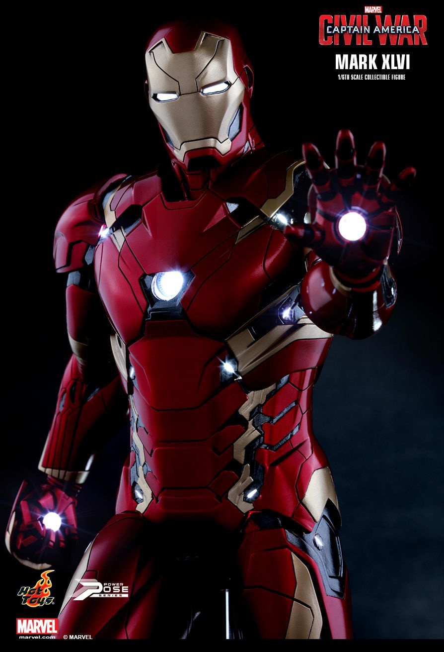 Captain America: Civil War - Iron Man Mark XLVI 1:6 Scale Figure