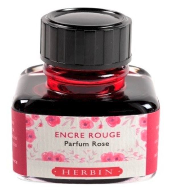 J Herbin: Scented Ink - Red with Rose Scent (30ml) image