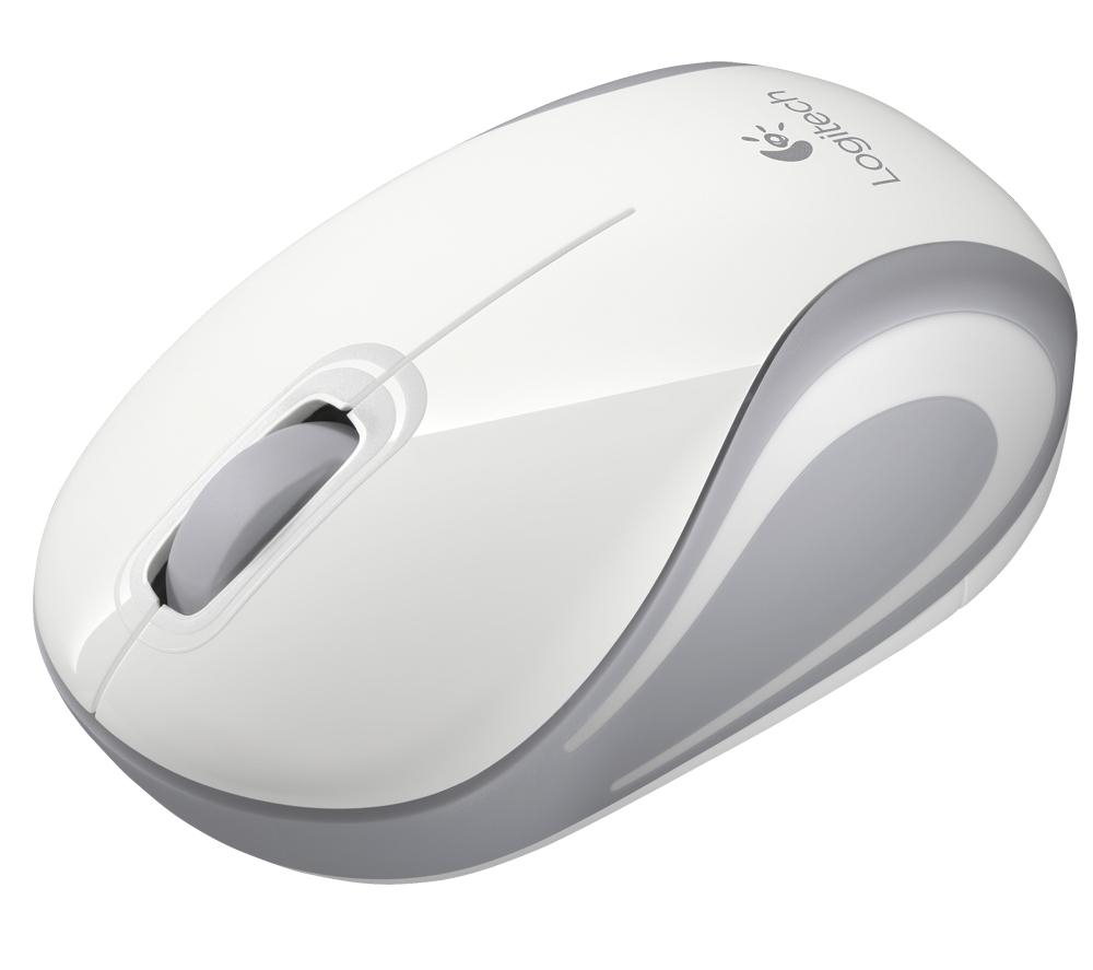 Logitech M187 Wireless Mini Mouse (White) image