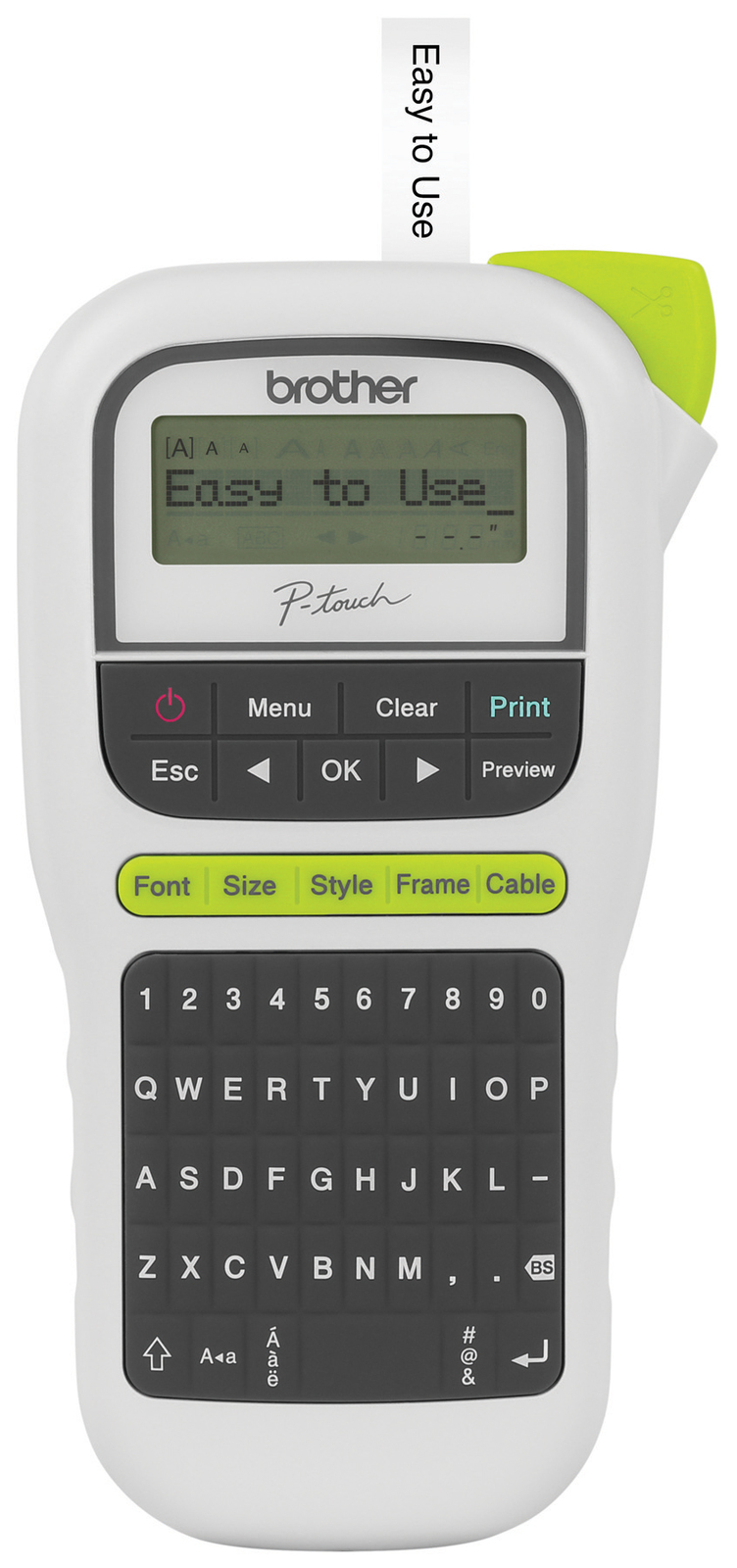 Brother PT-H110 Portable Label Maker (White) image