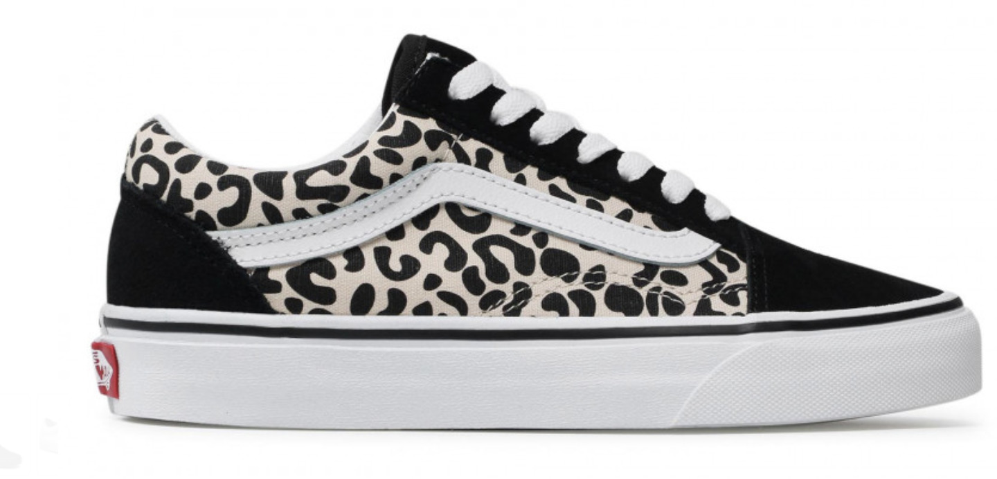 grey leopard print vans