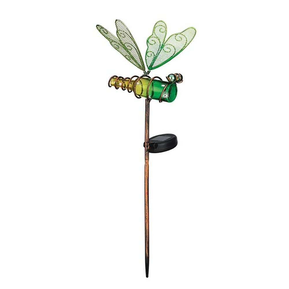 Regal: Mini Solar Dragonfly Stake - Green image