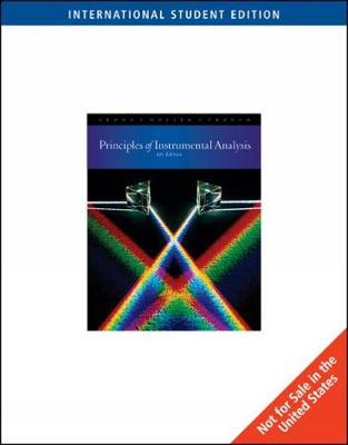 Principles of Instrumental Analysis, International Edition by Stanley Crouch image
