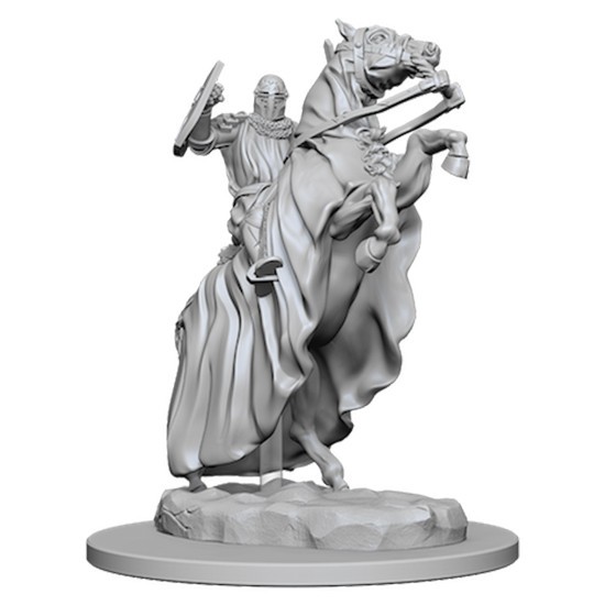 Pathfinder Deep Cuts: Unpainted Miniature Figures - Knight on Horse image