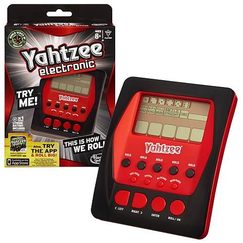 Electronic Handheld Yahtzee Board Game at Mighty Ape NZ