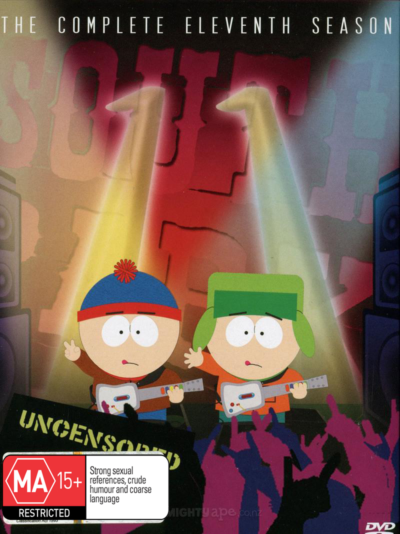 South Park - The Complete 11th Season: Uncensored (3 Disc Box Set) on DVD image