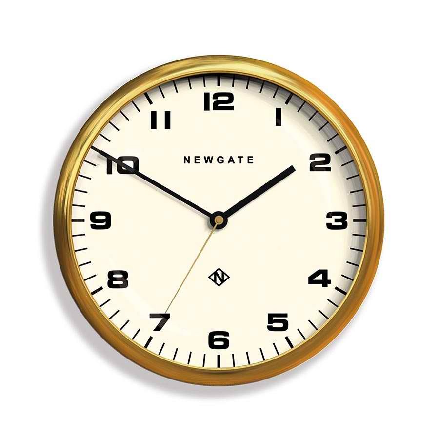 Newgate Clock - 40cm (Watford Radial Brass)