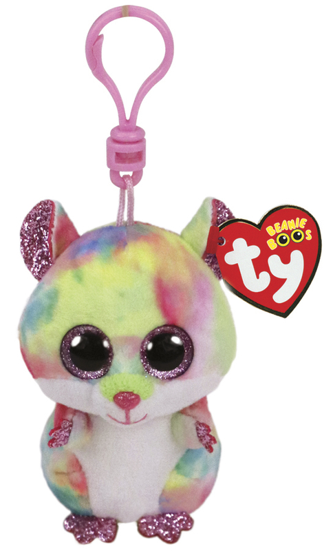 TY Beanie Boos: Rainbow Hamster - Clip On Plush