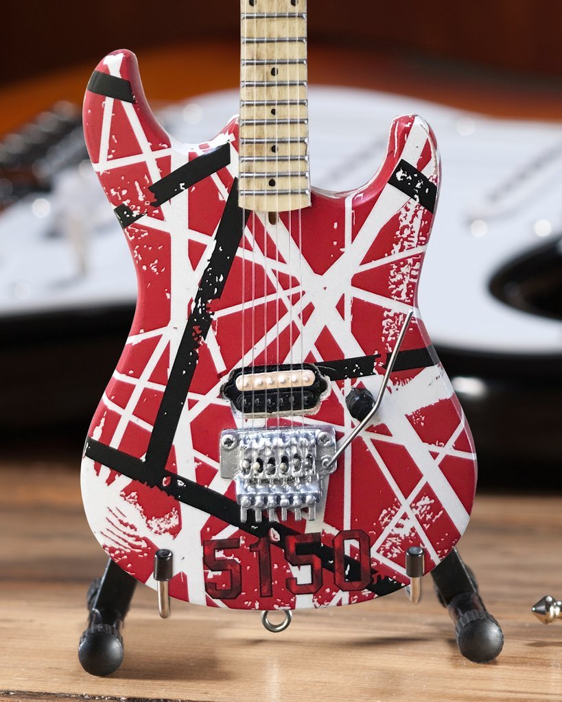 Axe Heaven: Miniature Replica - Eddie Van Halen Guitar (EVH 5150) image