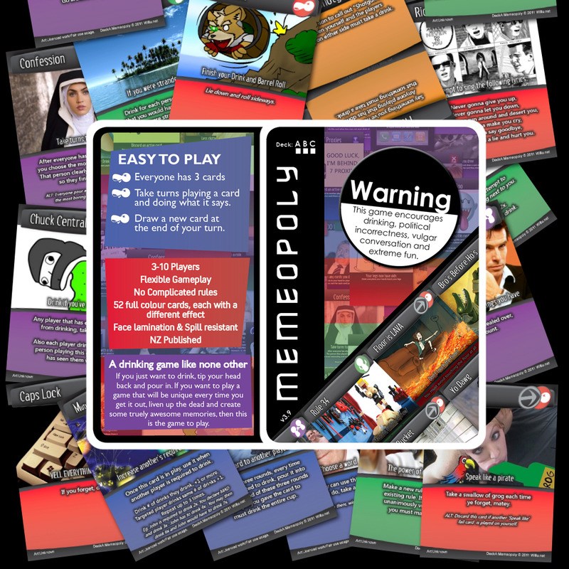 Memeopoly - Drinking Game (Deck A) image