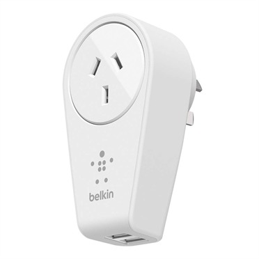 Belkin - 2-Port USB Swivel Charger + Outlet image