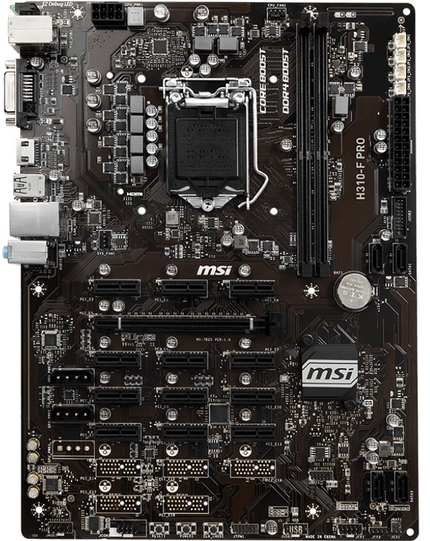 MSI H310-F PRO ATX Motherboard | at Mighty Ape NZ